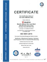 ISO 9001:2008 Würth Adams