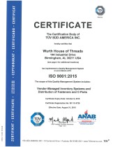 ISO 9001:2015 Würth House of Threads
